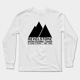 Ski Revelstoke British Columbia Canada Skiing and Snowboarding Long Sleeve T-Shirt